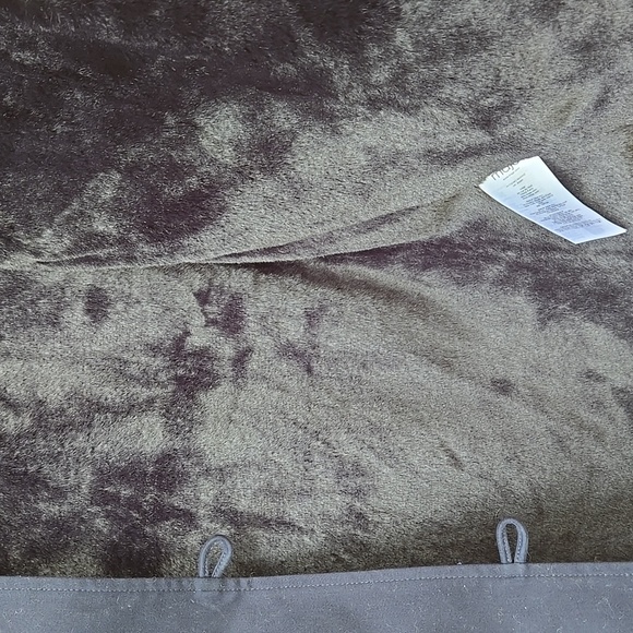 Maje Women's Black Fur-Trimmed Navy Blue Jacket Size 36 - Picture 5 of 7